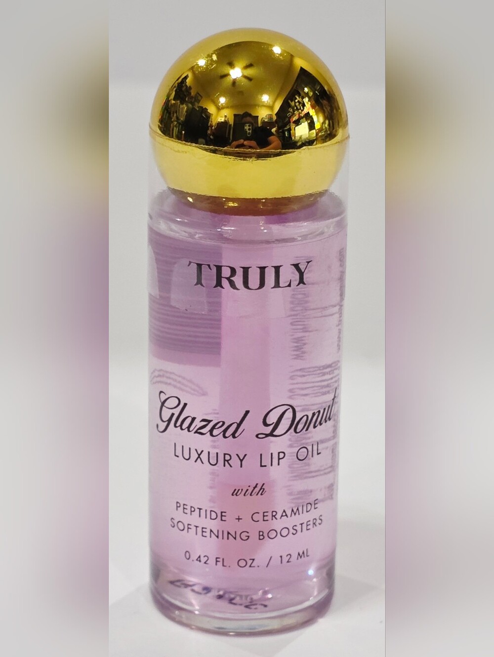 Truly GLAZED DONUT Luxury Lip Oil Peptide Softening Boosters .42 oz/12mL New